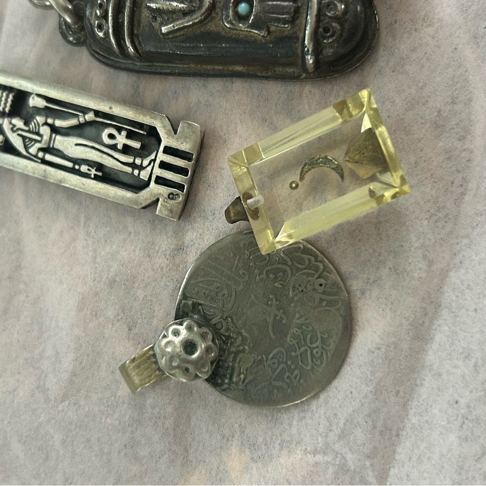 Assorted Middle Eastern Symbol Pendants Charms - image 3